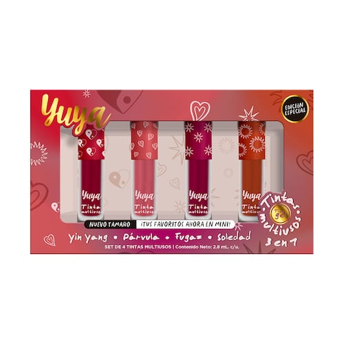 Set Edición Especial Versión Mini: 4 Tintas Multiusos Yuya