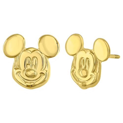 Broquel Cara Mickey Oro 14K Disney