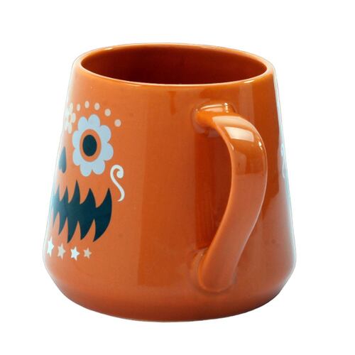 Taza de porcelana 400ml Crown Baccara Edición Halloween - Calabaza Naranja