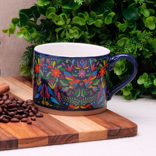 Taza de porcelana Colibríes 400ml Crown Baccara