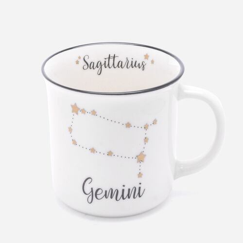 Taza zodiaco sagitario de porcelana 350ml diseño