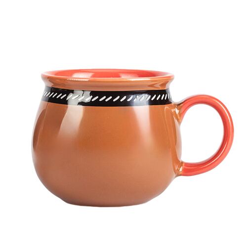 Taza Porcelana Diseño Jarrito Rosa 380 ml Crown Baccara