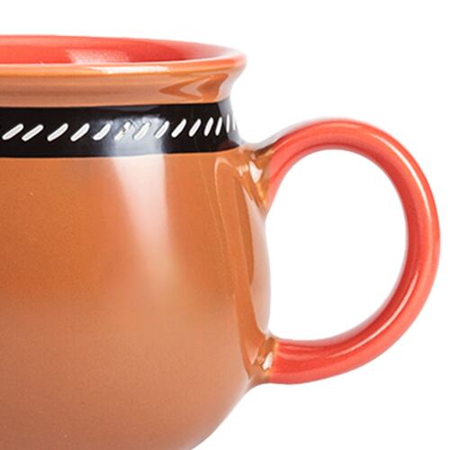 Taza Porcelana Diseño Jarrito Rosa 380 ml Crown Baccara