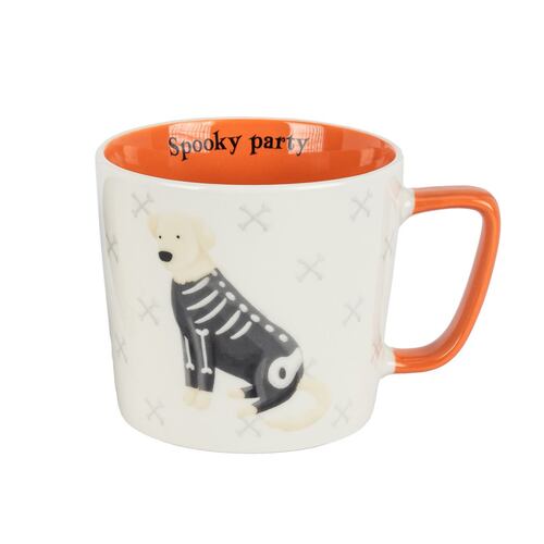 Taza Porcelana 413 ml Halloween Spooky Party Monsterdog Crown Baccara
