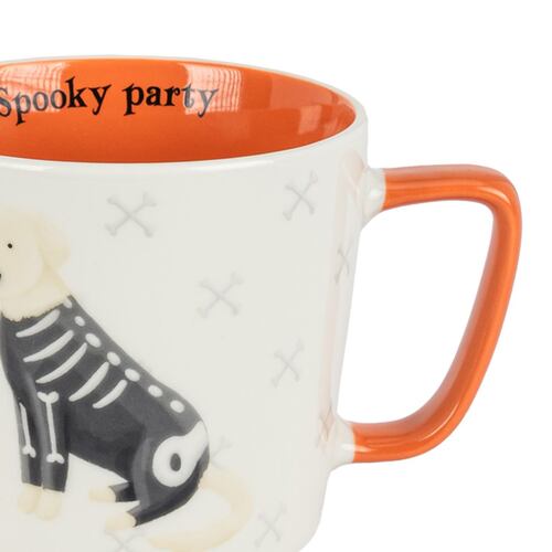 Taza Porcelana 413 ml Halloween Spooky Party Monsterdog Crown Baccara