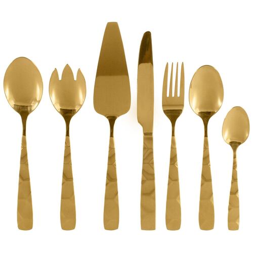 Set de cubertería banbu Gold (4)