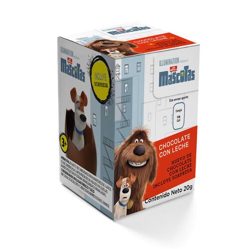 Huevito de Chocolate Mascotas