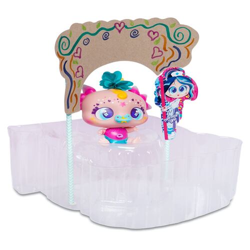 Muñeco Distroller Aquamerito Ajolote Rosa
