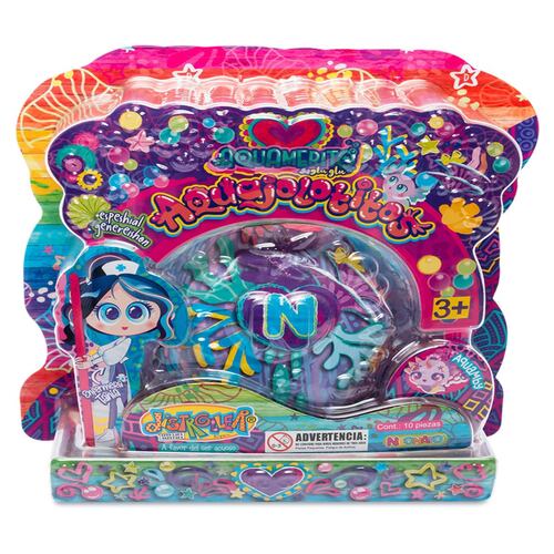Muñeco Distroller Aquamerito Ajolote Lila