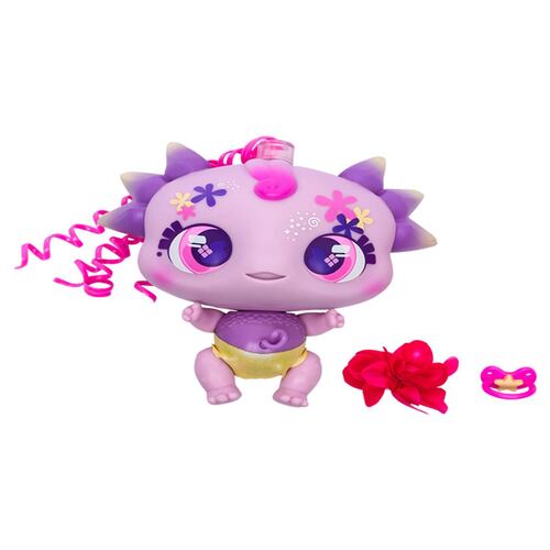 Muñeco Distroller Aquamerito Ajolote Lila