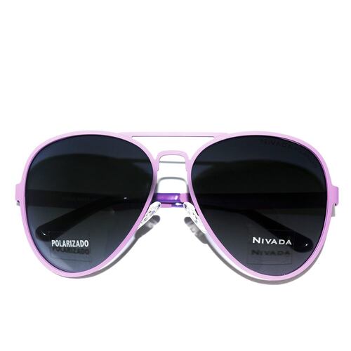 Lente de sol Nivada SNV14777P en metal rosa