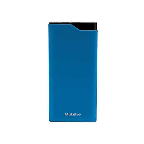 Batería Portátil 10K MAH Azul con Display Mobifree