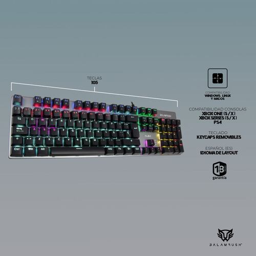 Teclado Gamer Alba KG745