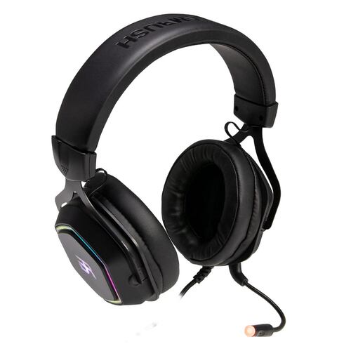 Audífonos Gamer Hesix HS760 Diadema 7.1 Canales RGB USB Negro