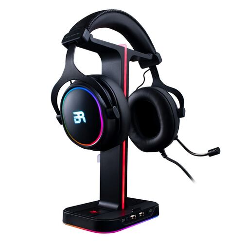 Base Gamer Atlas HR760 RGB Negro
