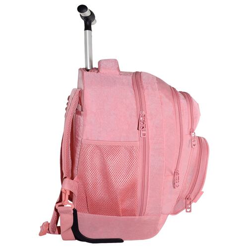 Mochila Porta Laptop Rodante Rosa Pink Label