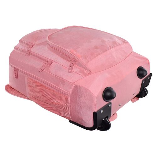 Mochila Porta Laptop Rodante Rosa Pink Label