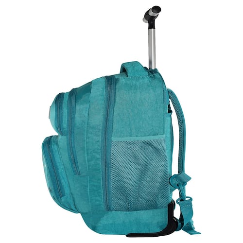 Mochila Porta Laptop Rodante Menta Pink Label