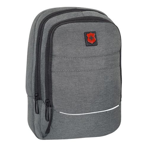 Crossbag Royal Swiss Compartimiento para Tablet10" Gris RSM26