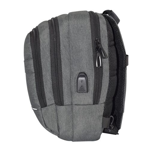 Crossbag Royal Swiss Compartimiento para Tablet10" Gris RSM26