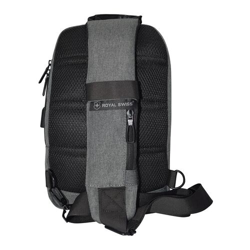 Crossbag Royal Swiss Compartimiento para Tablet10" Gris RSM26