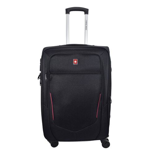 Maleta 24" Negra Friburgo Royal Swiss