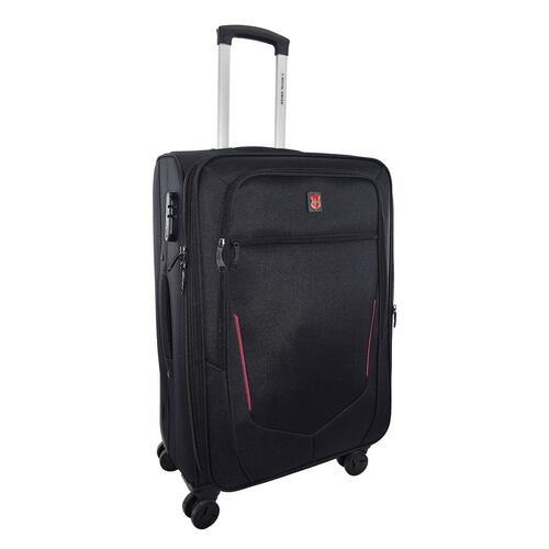 Maleta 24" Negra Friburgo Royal Swiss