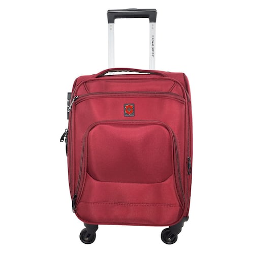 Maleta de Viaje Royal Swiss con Ruedas Rojo Interlaken 18"