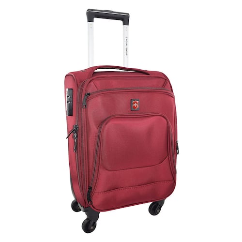 Maleta de Viaje Royal Swiss con Ruedas Rojo Interlaken 18"