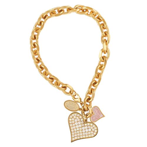 Pulsera SM de cadena gruesa con detalle de corazón