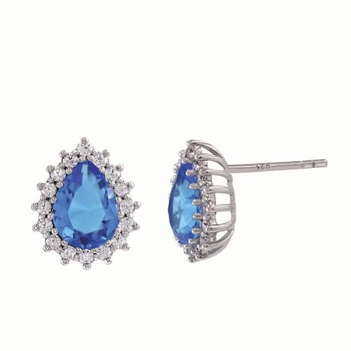 Aretes De Gota Facetada Queen Victoria