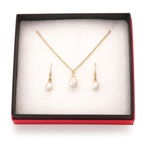 Set De Perla Steve Madden En Acabado Dorado