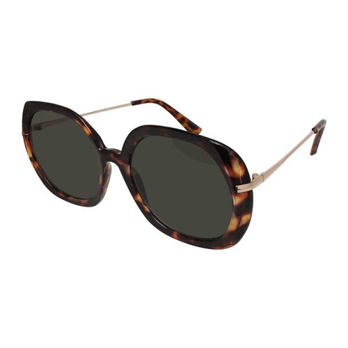 Lentes de sol cuadrados pas-metal carey mica negra Emanuel Ungaro