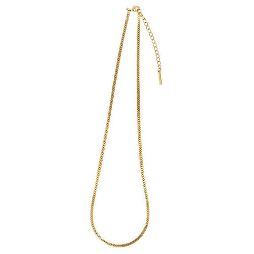 Collar En Dorado Con Cadena Plana Emanuel Ungaro