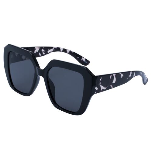 Lentes de Sol Hexagonales Mossimo Negro para Mujer