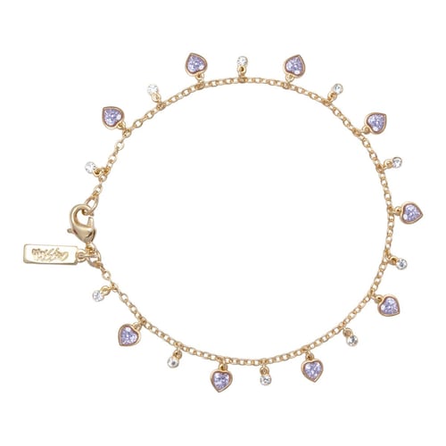 Pulsera con Charms Circonias Lavanda y Cristales Facetados Mossimo