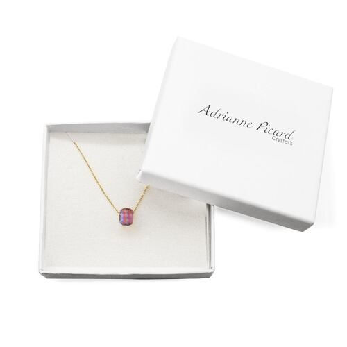 Collar Bead de Cristal Amatista AB Adrianne Picard Crystals