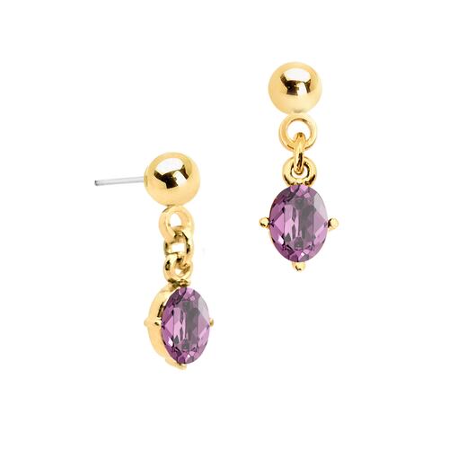 Aretes Dorado Baño De Oro Carre