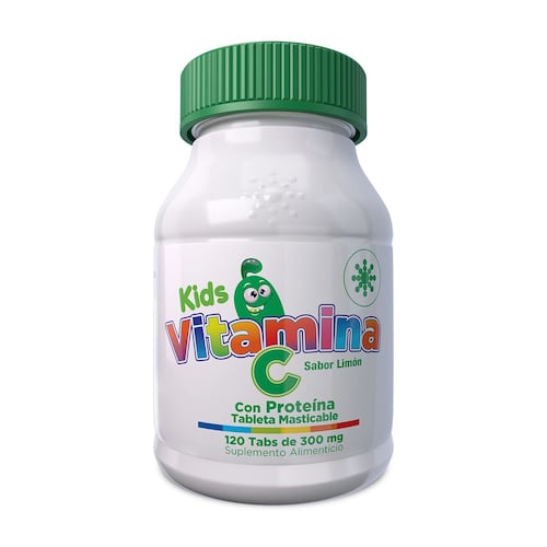 Vitamina C Kids 120 tabs masticables de 300 MG
