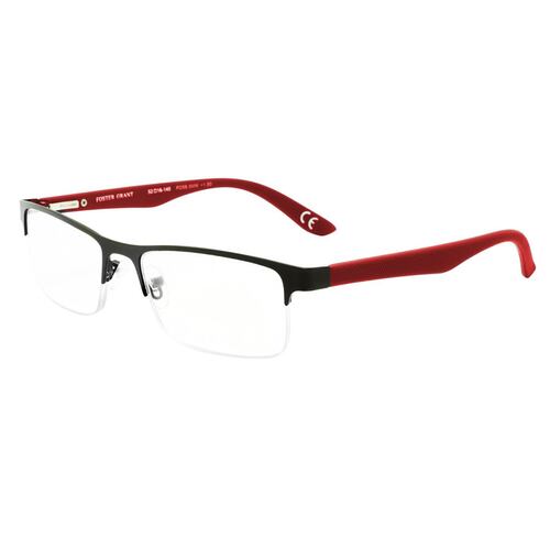 Lente pre-graduado Foster Grant Sport rojo para caballero + 1.00