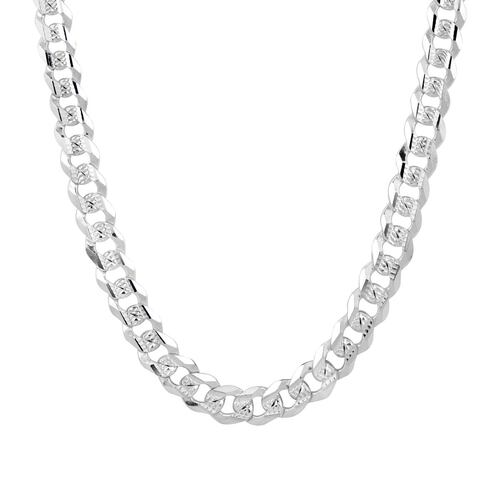 Cadena Cubana Americana Plata .925 180 Super Zegrinada Villalpando