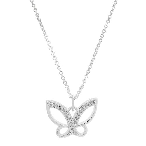 Cadena con Dije Mariposa con Piedra Villalpando