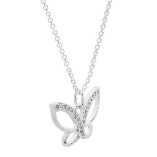 Cadena con Dije Mariposa con Piedra Villalpando