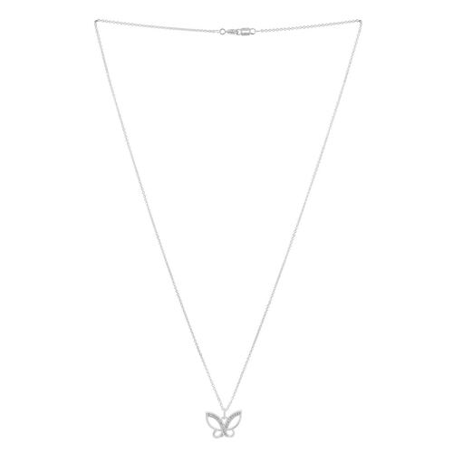 Cadena con Dije Mariposa con Piedra Villalpando