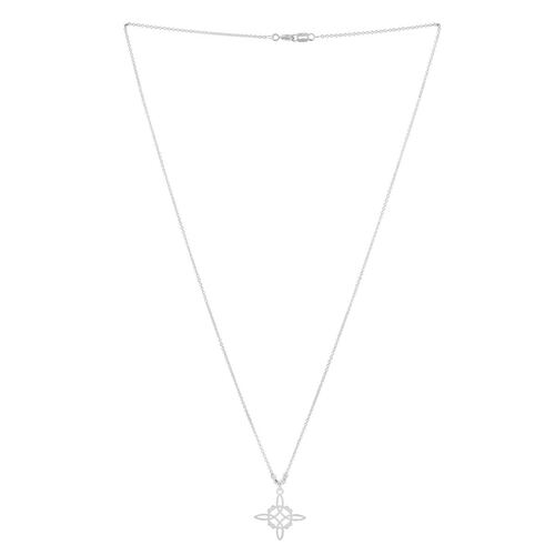 Collar Nudo de Bruja Contorno Espirales Villalpando