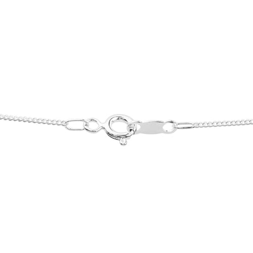 Collar Plata .925 De Corazón con Zirconias y Piedra Lila Villalpando