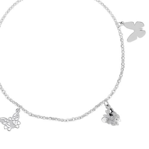 Pulsera Plata .925 Mariposas Villalpando