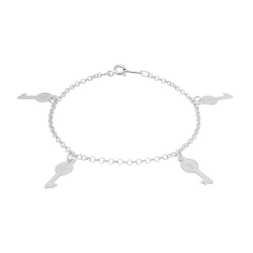 Pulsera Plata .925 Llave de San Benito Villalpando