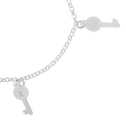 Pulsera Plata .925 Llave de San Benito Villalpando