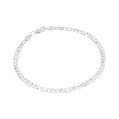Pulsera Plata .925 Cubana Americana 100 Zegrinada Villalpando